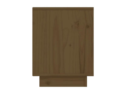 Set of 2 bedside tables, honey brown, 40x30x40cm, solid pine wood, LBZL87267