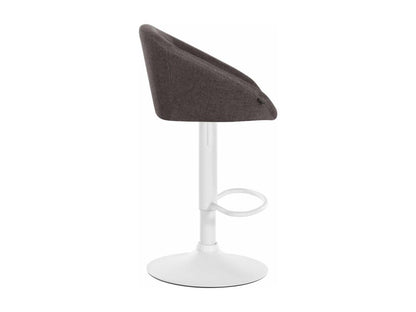Bar stool with white metal seat, 55x51x86 cm, 10 0004775