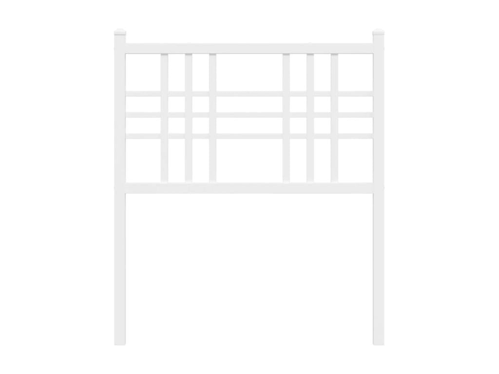 White metal headboard 80cm XRZG69773