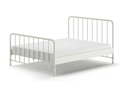 Meublori BF010 Bed Frame 160x200 cm White
