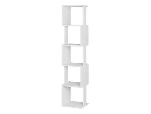White wall-mounted bookcase - length 35 x depth 30 x height 161 cm CTNS09756