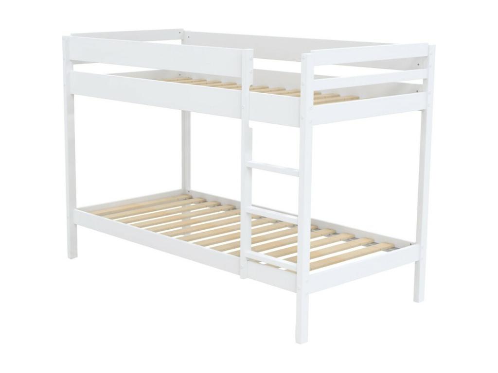 Laviecasa bunk bed 90x190 with 2 bed bases / White VOSI18984