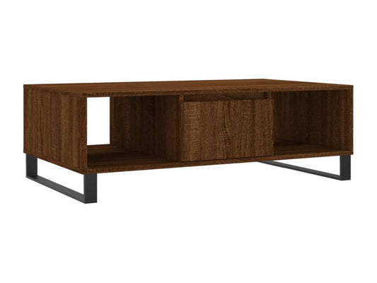 Coffee table, brown oak, 104x60x35 cm, engineered wood, CYKV10782