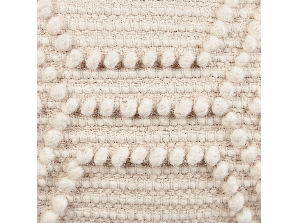 Meublori Pouf 60 cm x 60 cm Beige