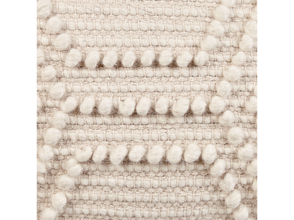 Meublori Pouf 60 cm x 60 cm Beige