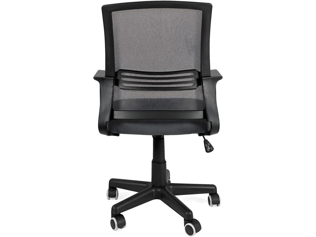 Laviecasa LEST Dark Grey Office Chair with Tilting Seat, Lumbar Support, Swivel, and Adjustable Height (FQPF14248)
