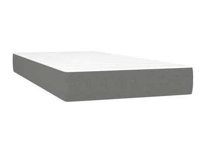 Laviecasa bed base with mattress, Dark Grey 90x200 cm, Fabric TYSI61008