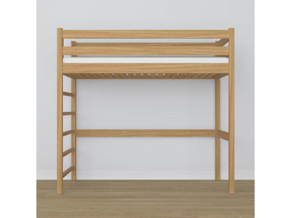 Oak loft bed N01 Natural Oak 100x180 BZIU98678