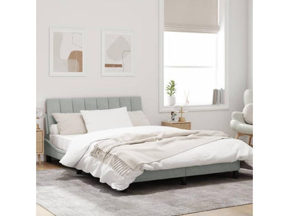 Bed frame with Laviecasaères LED light grey 140x200 XYXT52130