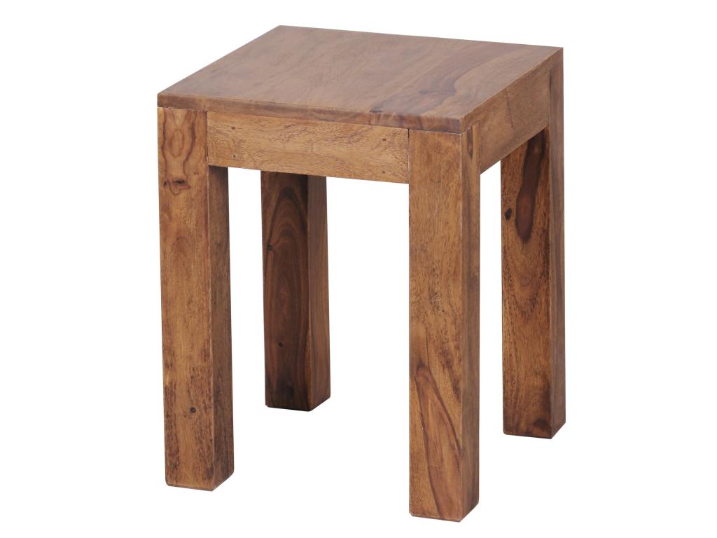 Solid Wood Side Table 35x45x35cm End Table Living Room Table QJFN40754