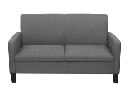 2-seater sofa 135x65x76 cm Dark Grey