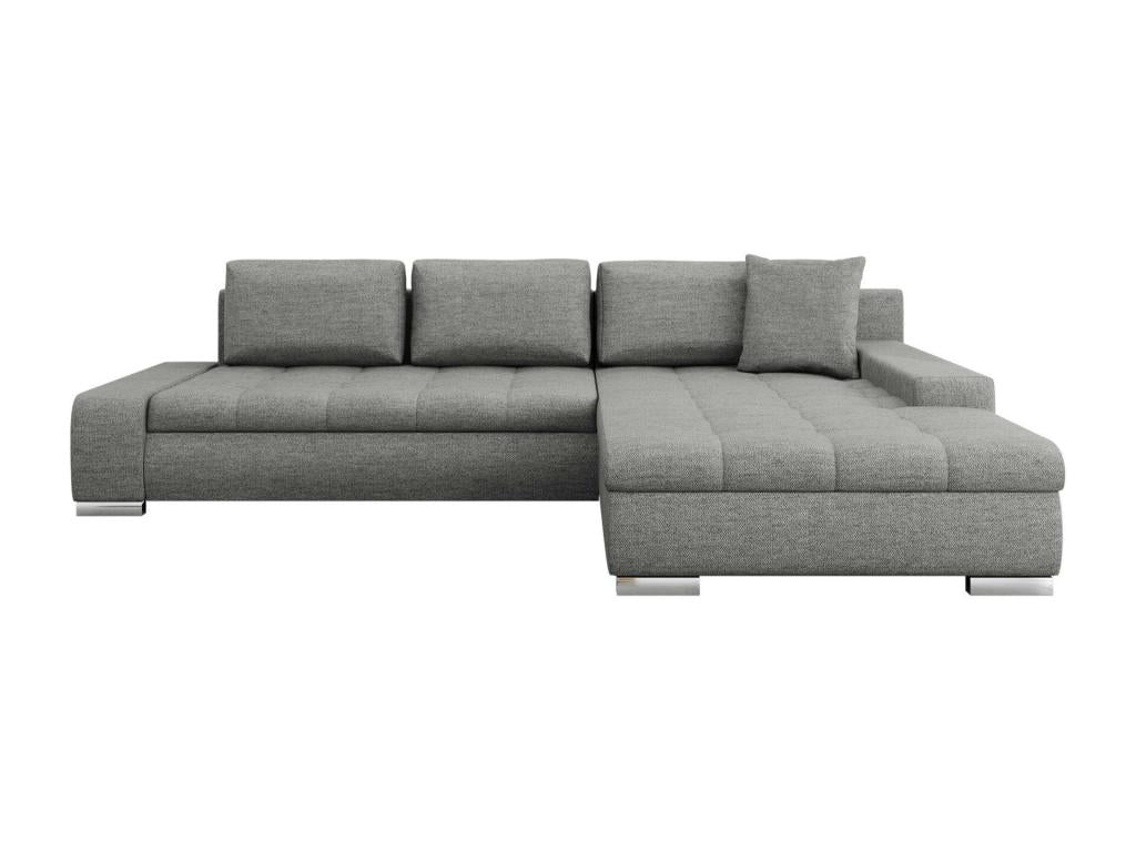 Laviecasa 147 Grey Corner Sofa with Sleeping Function and Bed Box, 302x213x80cm, DGFB71907