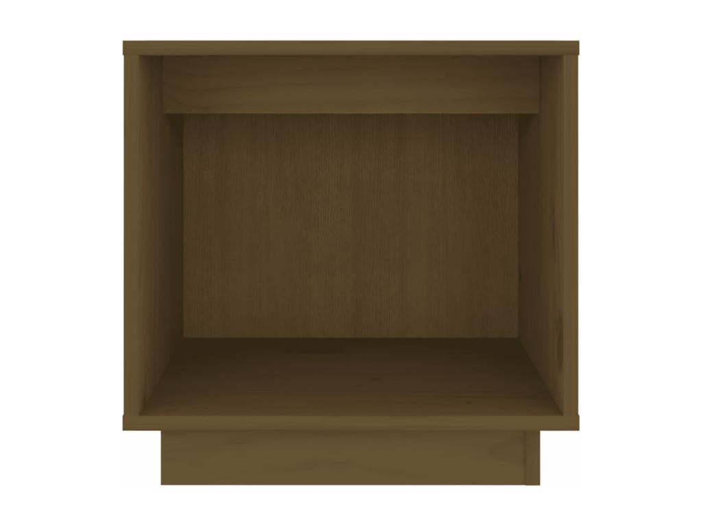 Set of 2 bedside tables, honey brown, 40x30x40cm, solid pine wood, LBZL87267