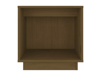 Set of 2 bedside tables, honey brown, 40x30x40cm, solid pine wood, LBZL87267