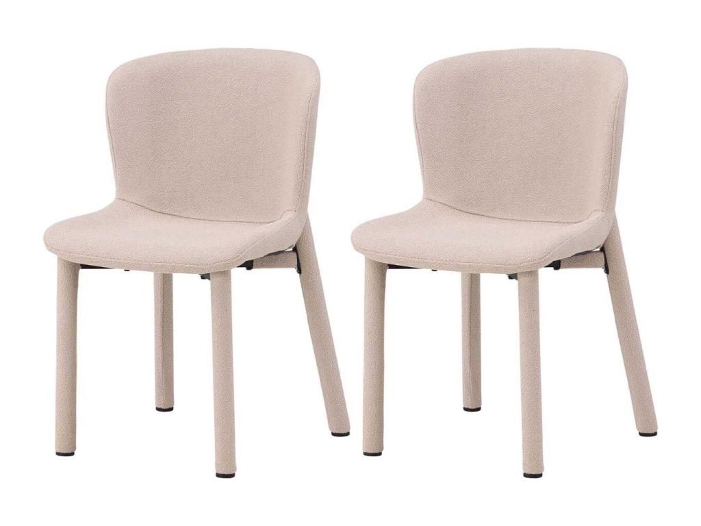 Meublori bouclé fabric chair