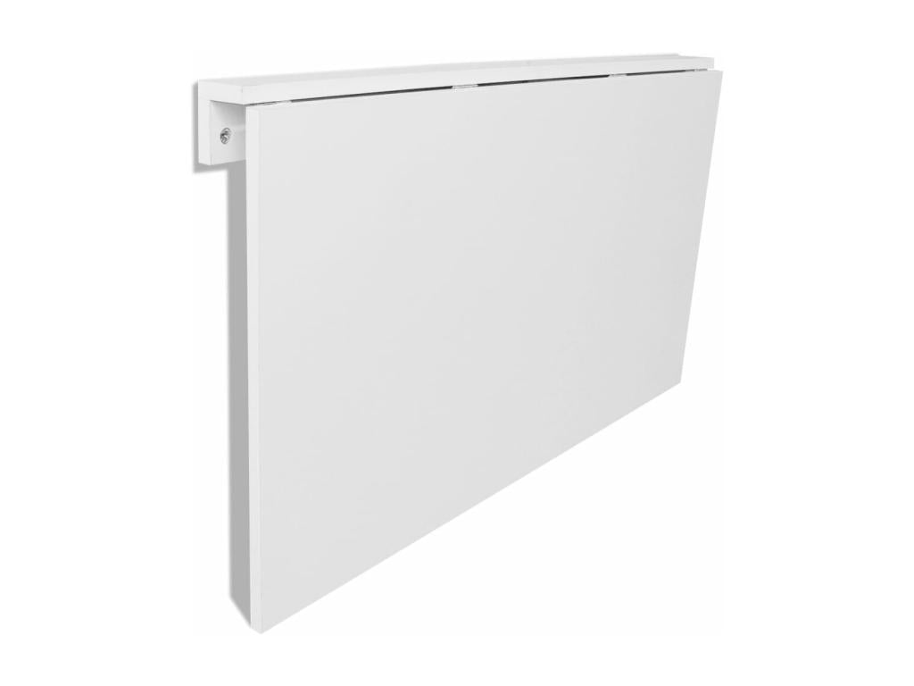 Desk with drawer and cupboard 100x40x73 cm White DWGG23704