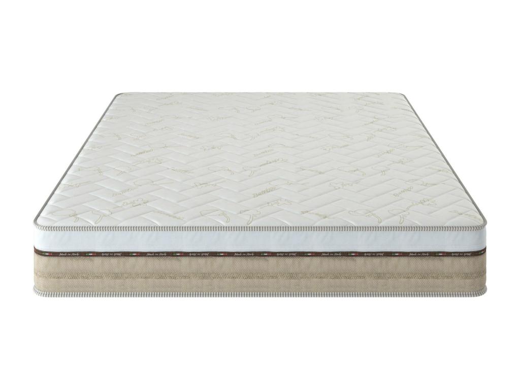Meublori single mattress, memory foam mattress, ergonomic mattress, pocket spring mattress, Made in Italy, 90x190x25 cm