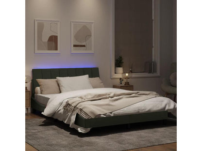 Bed frame with Laviecasaères LED light grey 140x200 XYXT52130