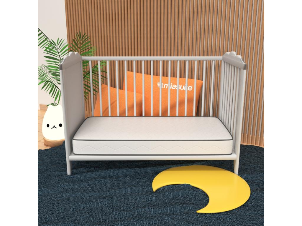 65x130 cm mattress, 10 cm thick, for crib - Waterfoam, hypoallergenic, anti-mite - Primavera Laviecasa IHAX95536