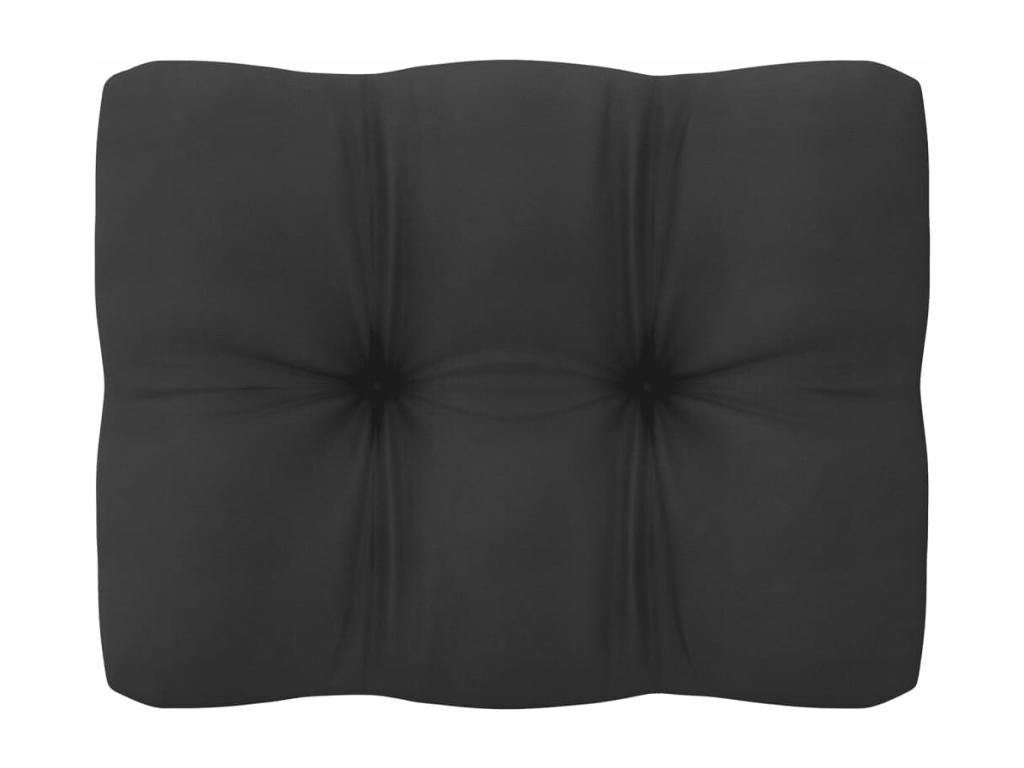 11-piece garden furniture set with cushions, Grey, Solid Pine Wood ECKX60873