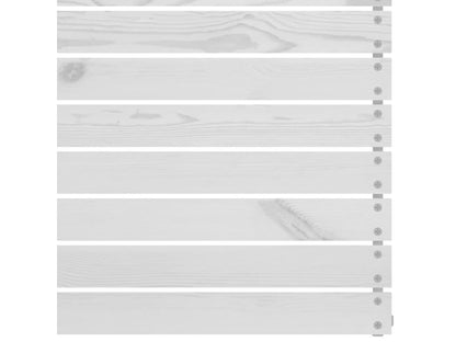 4-piece garden furniture set, white, solid pine wood, 14