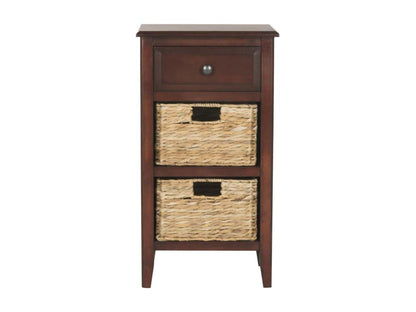 Red storage unit 40x30x65 cm - Meublori