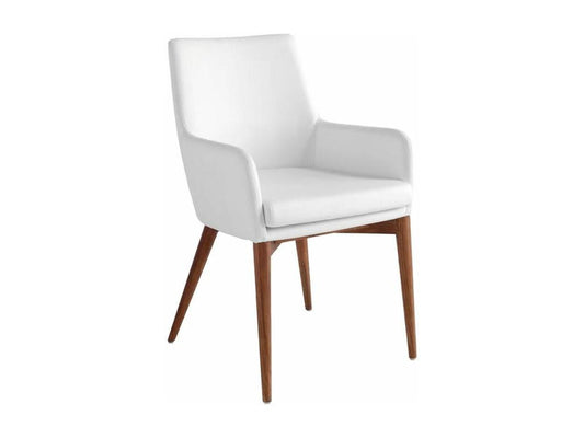 Laviecasa Ash Wood and White Fabric Chair - Set of 2 - Color Laviecasa 41 Laviecasa XIPQ78138