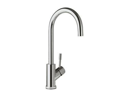 Meublori ET BOCH Umbrella kitchen faucet in polished solid steel