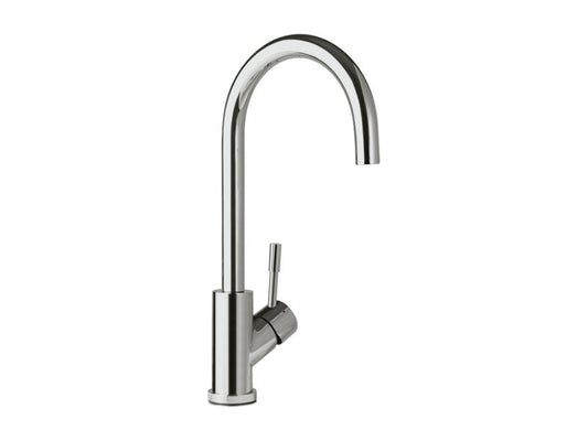 Meublori ET BOCH Umbrella kitchen faucet in polished solid steel