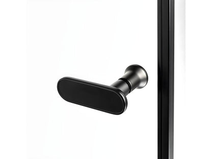 Laviecasa BLACK UOIN50874 120cm Black Hinged Shower Door