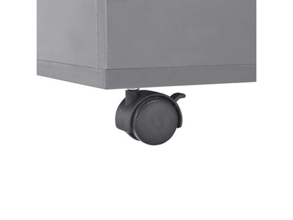 Glossy Grey Coffee Table 100x100x35 cm