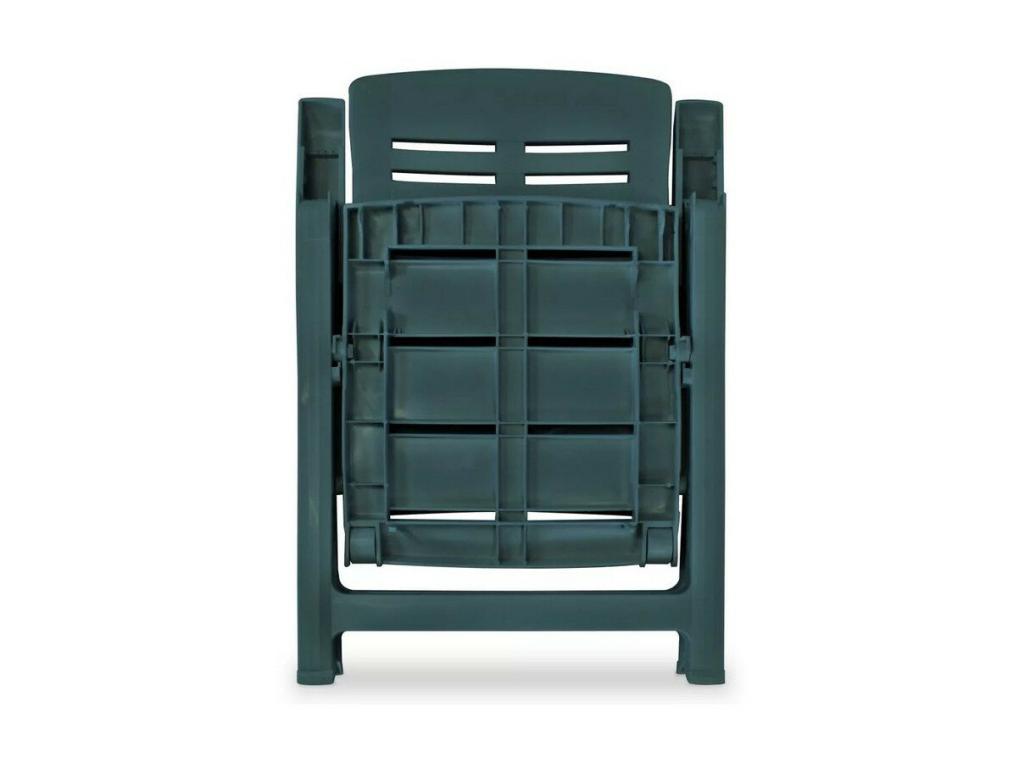 Laviecasa Green Plastic Folding Garden Chair - Set of 4 ENSZ24778