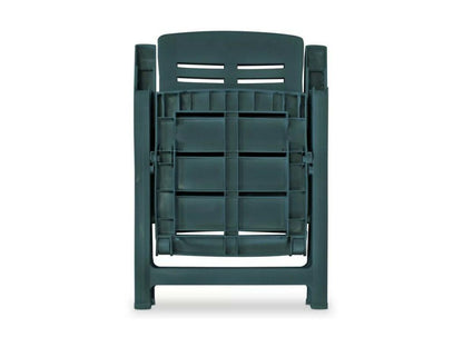 Laviecasa Green Plastic Folding Garden Chair - Set of 4 ENSZ24778