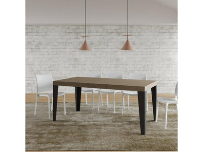 Extendable table 90x180/284 cm Flame Premium Meublori anthracite legs
