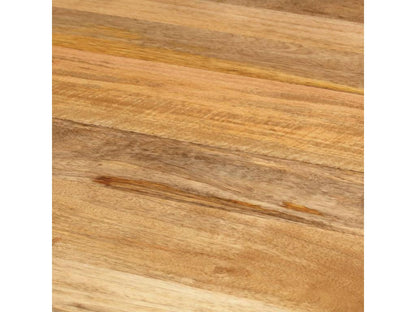 Dining table 110x78 cm Solid mango wood and steel