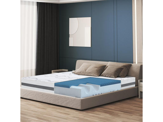 Single Mattress 75x175 with Memory Foam - Premium Quality - Height 22 cm - Made in Italy