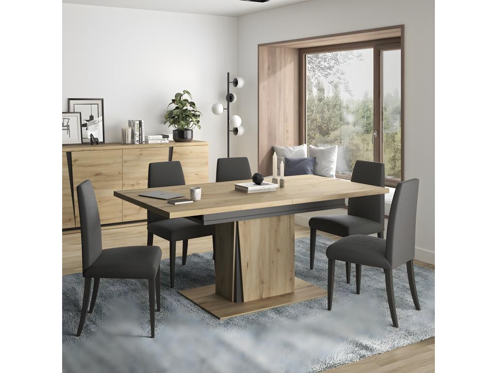 Crack Extendable Dining Table 180/225 cm - Made in France OEPI59391