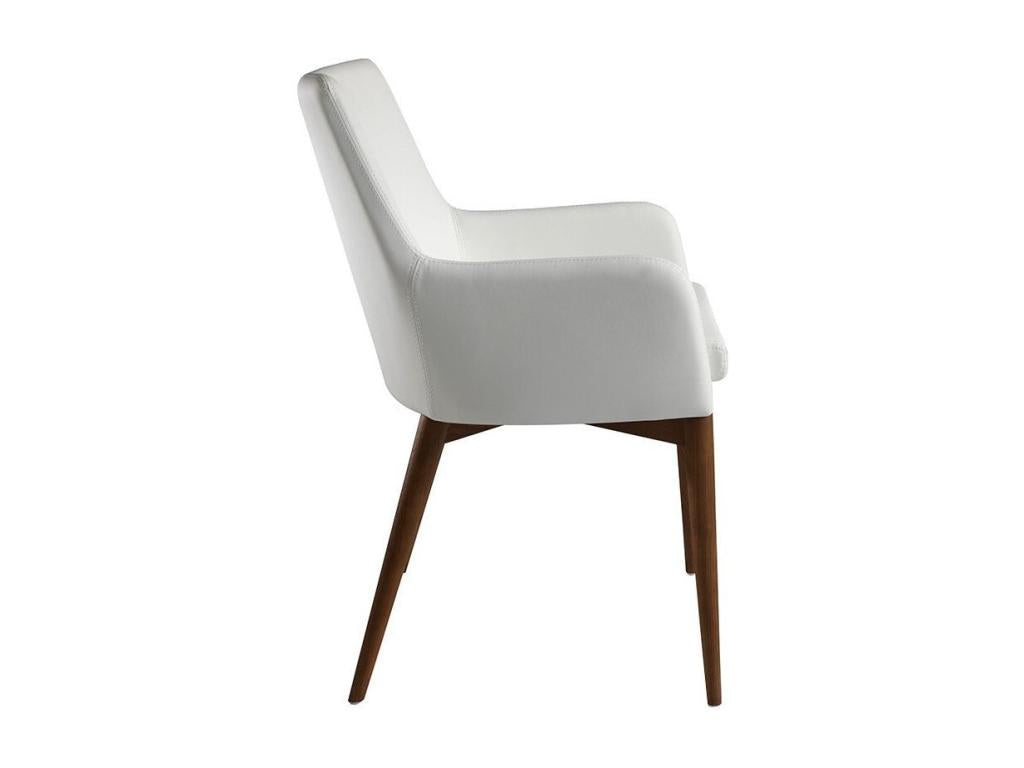 Laviecasa Ash Wood and White Fabric Chair - Set of 2 - Color Laviecasa 41 Laviecasa XIPQ78138