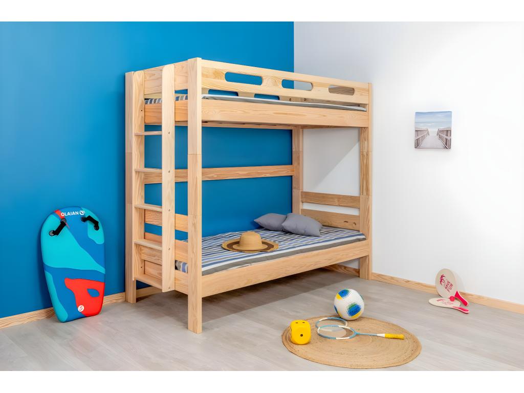 Separable bunk bed in solid pine, neo-natural wood RELO61870