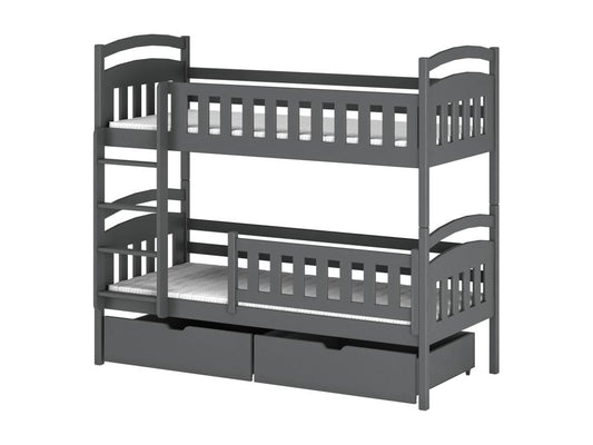 Laviecasa BB003 Bunk Beds 80x200 cm Grey LAMS43415