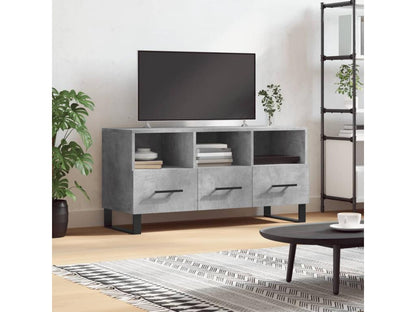 TV stand, concrete grey, 102x36x50 cm, engineered wood, OTYE88068