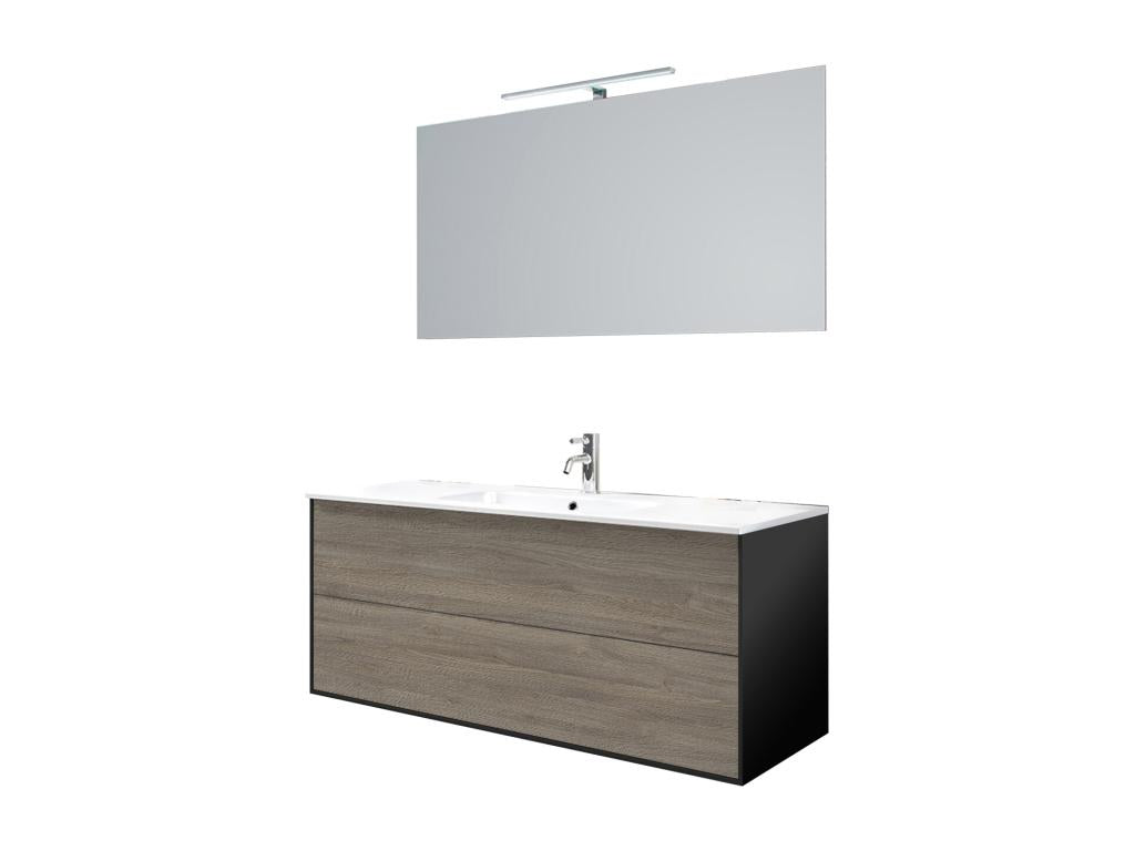 Meubiana 4-piece bathroom set in ash oak