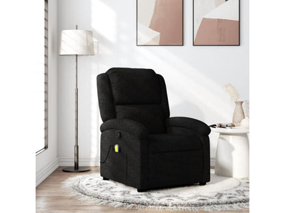Black Fabric Reclining Massage Chair KAWM00078