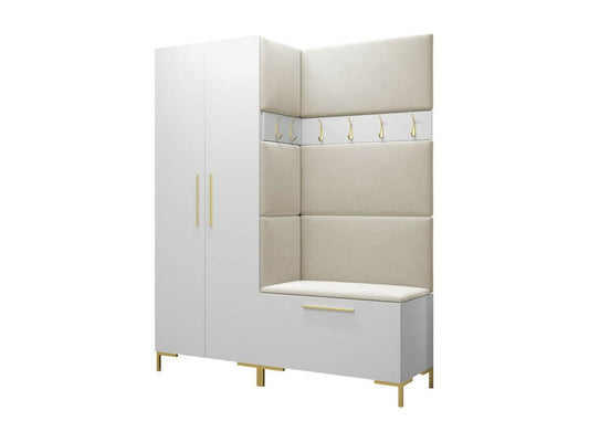 Laviecasa 100 Hallway Unit 196x158x44cm White Laminate - Tapestry ASAC76974