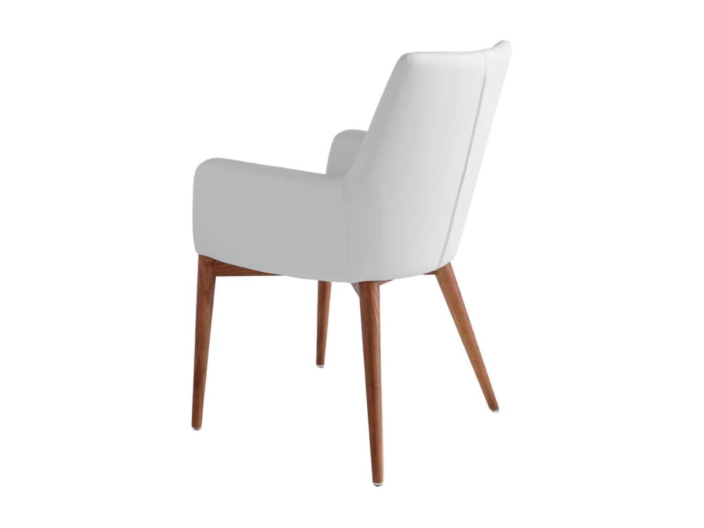 Laviecasa Ash Wood and White Fabric Chair - Set of 2 - Color Laviecasa 41 Laviecasa XIPQ78138