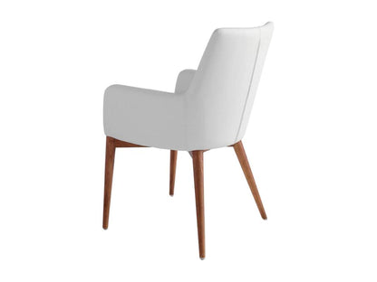 Laviecasa Ash Wood and White Fabric Chair - Set of 2 - Color Laviecasa 41 Laviecasa XIPQ78138
