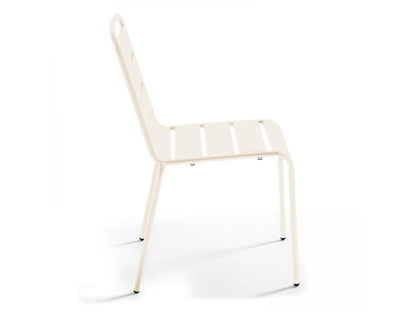 Ivory metal chair - Laviecasa JRAW45243