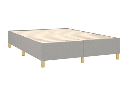 Laviecasa bed base with mattress, light grey, 140x200cm, fabric DWCL28410