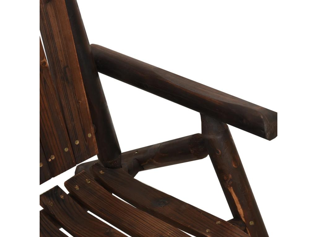 4-piece garden furniture set made of solid spruce wood