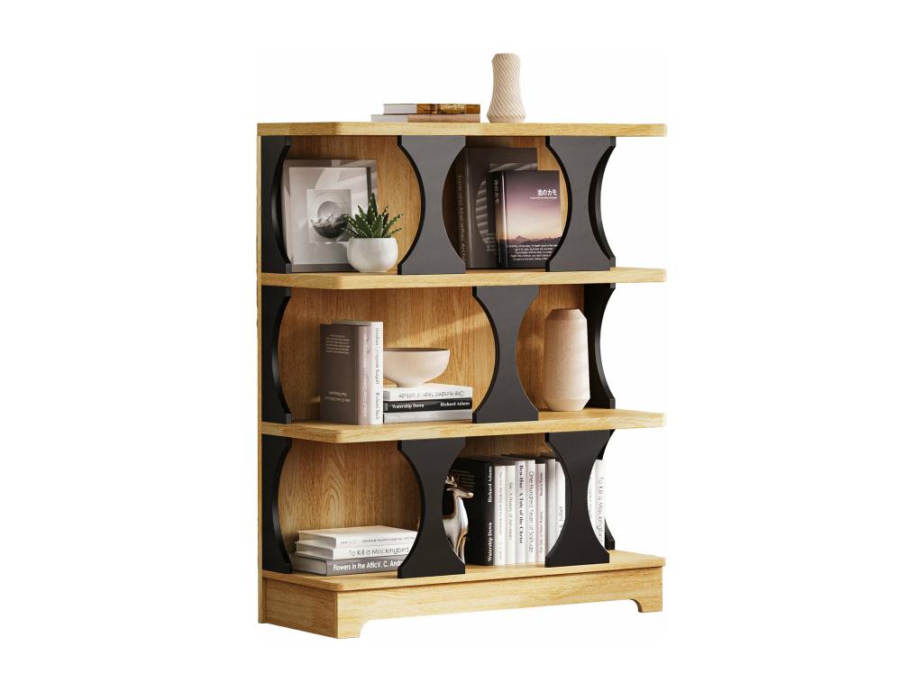 Modern hollow design bookcase 80cm x 100cm